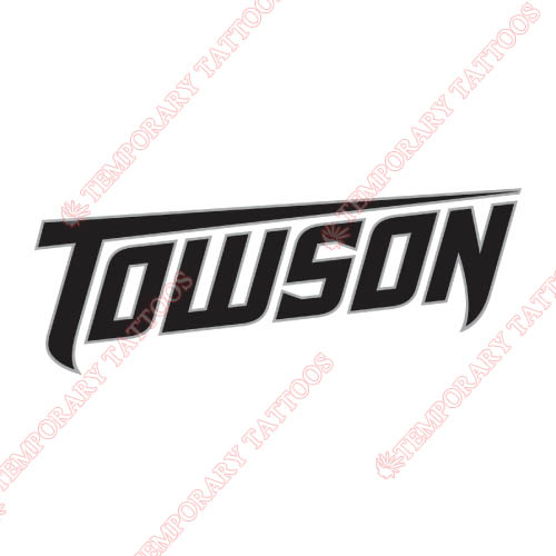 Towson Tigers Customize Temporary Tattoos Stickers NO.6579